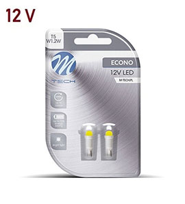 LED AUTO SIJALICA T5 12V BELA LB053W M-TECH